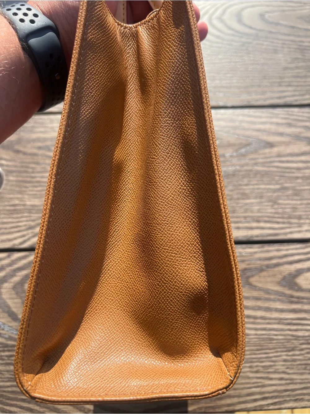Dooney & Bourke Pebble Grain Large Barlow Satchel Tan Leather HL731 ST EUC